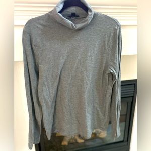 J Crew Gray Tissue Turtleneck- Size XL
